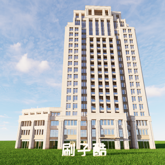 图片[25]-D5建筑楼房配楼模型27个-刷子库