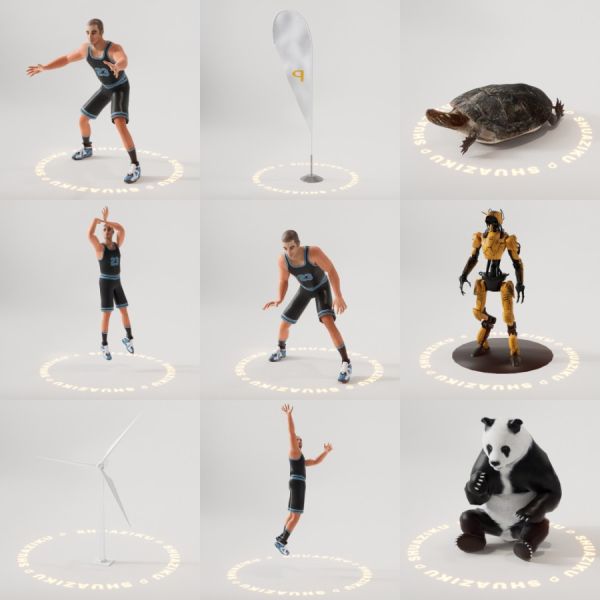 D5动态模型20个-刷子库