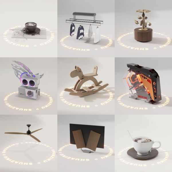 D5动态模型14个-刷子库