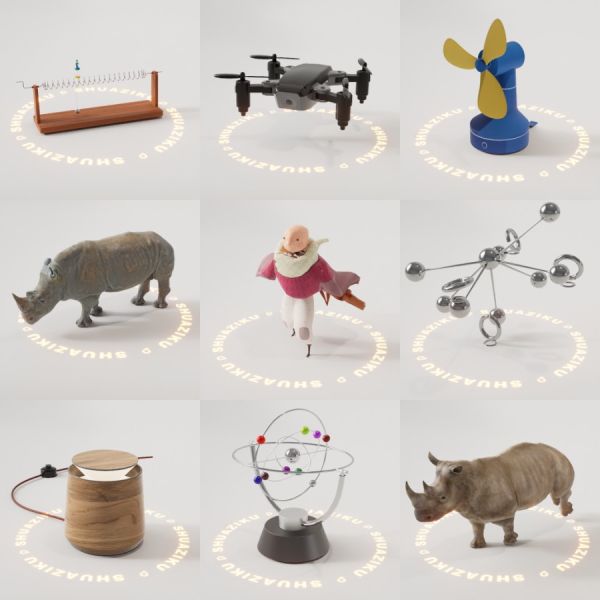 D5动态模型20个-刷子库