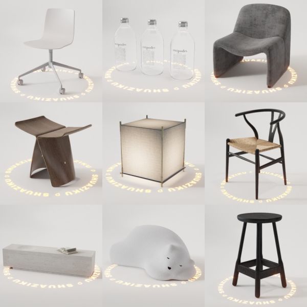 D5模型合集20个-刷子库