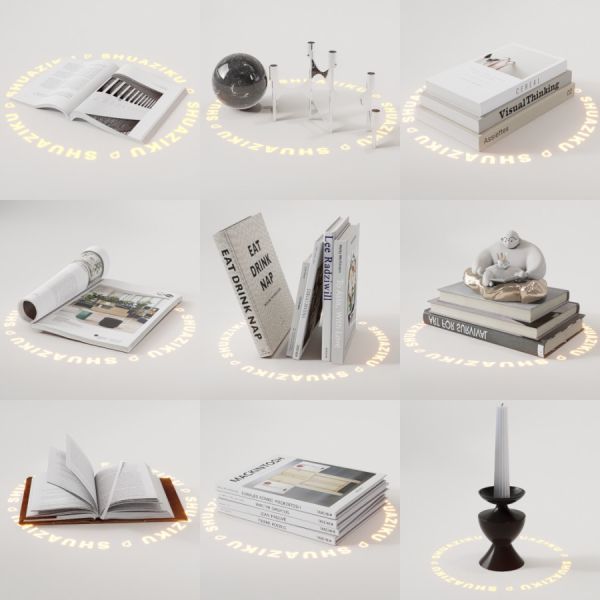 D5模型合集20个-刷子库