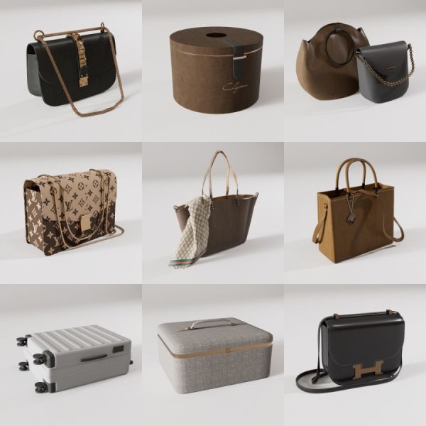 D5箱包模型16个-刷子库