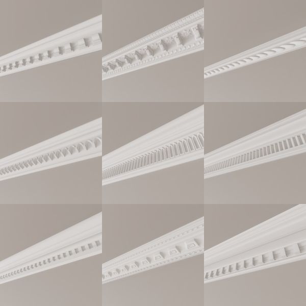 D5石膏线模型12个-刷子库