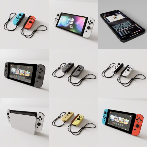 D5数码电子产品模型15个-刷子库