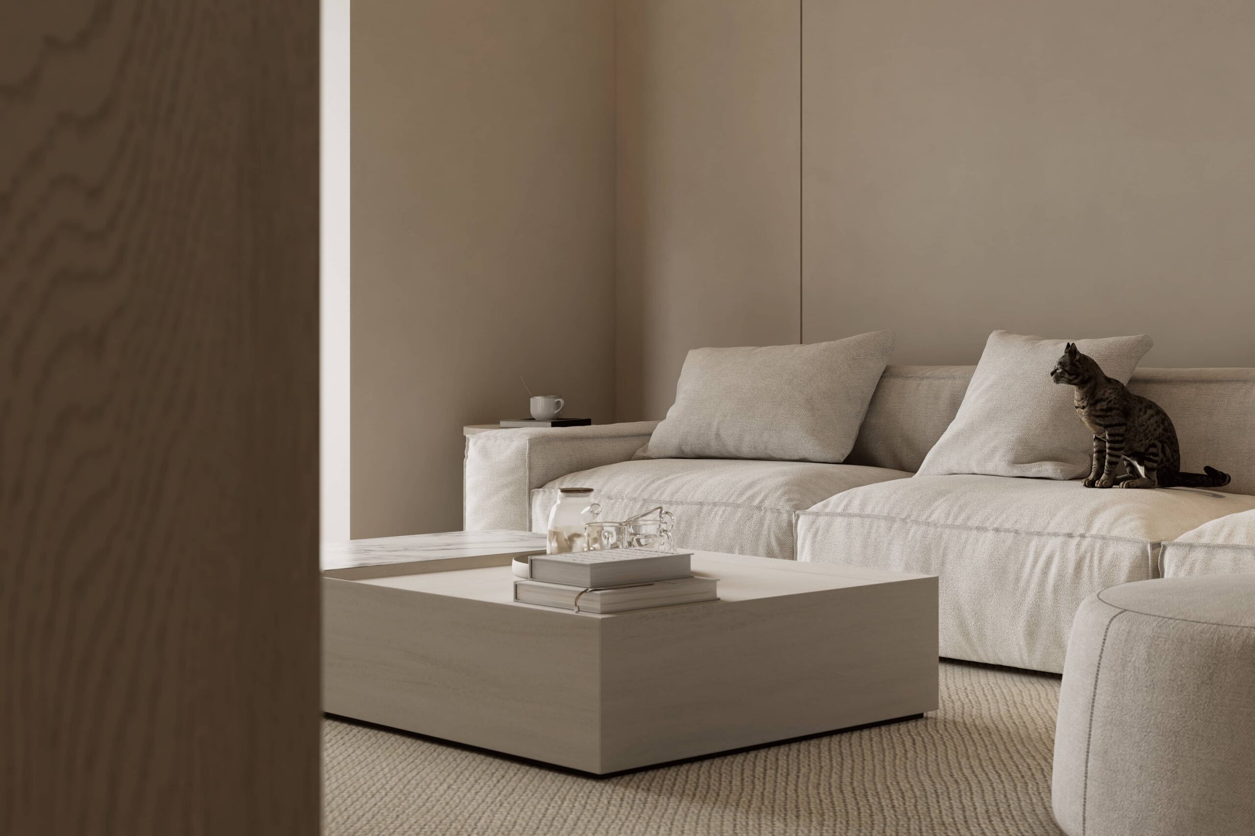 图片[5]-D5渲染器原木奶油风客餐厅模型-刷子库