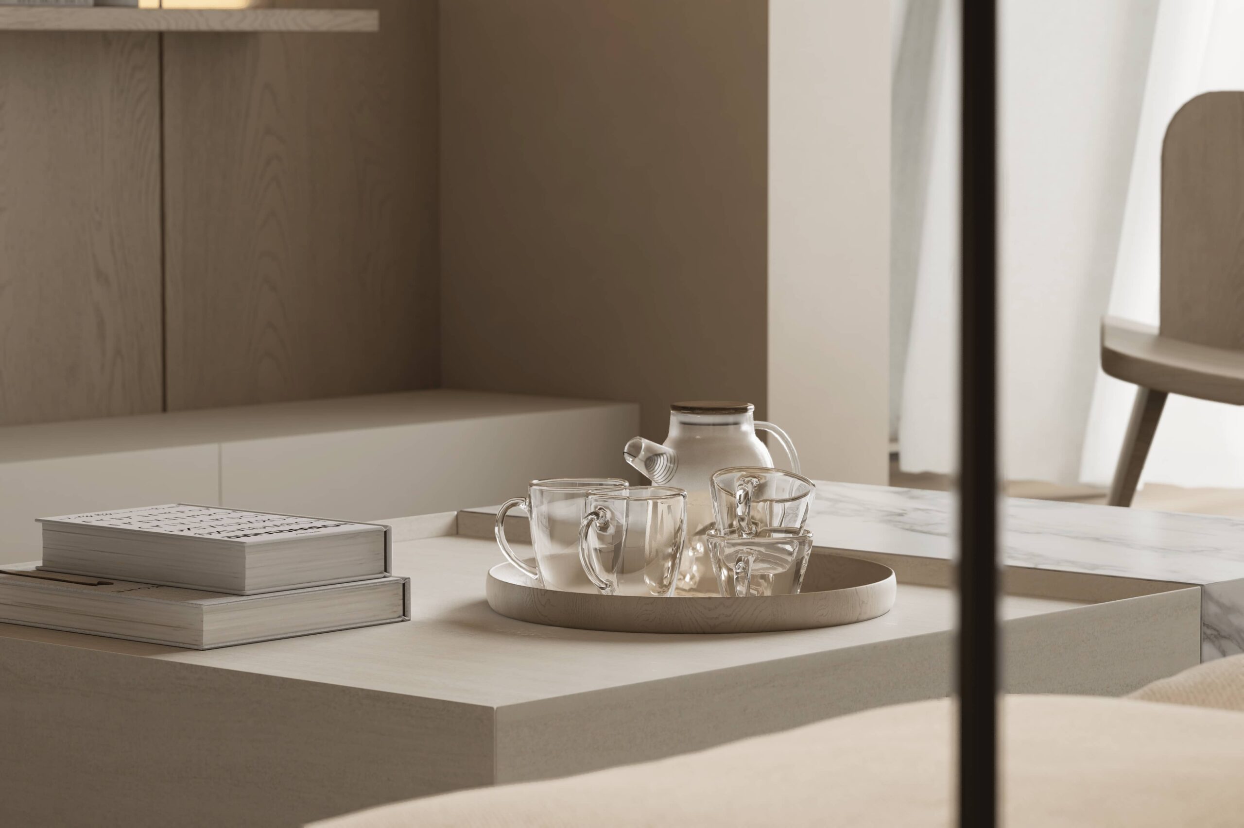 图片[7]-D5渲染器原木奶油风客餐厅模型-刷子库