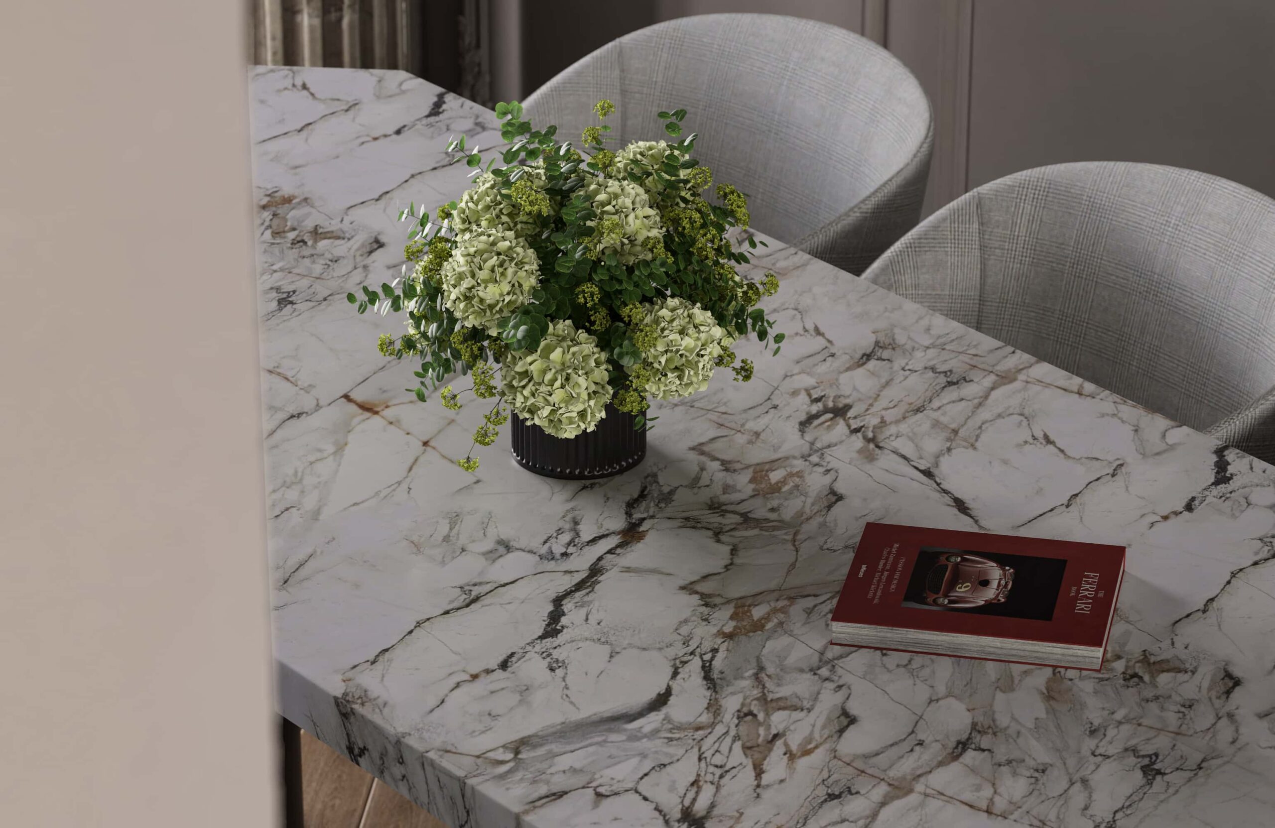 图片[4]-D5渲染器简约法式客餐厅写实场景模型-刷子库