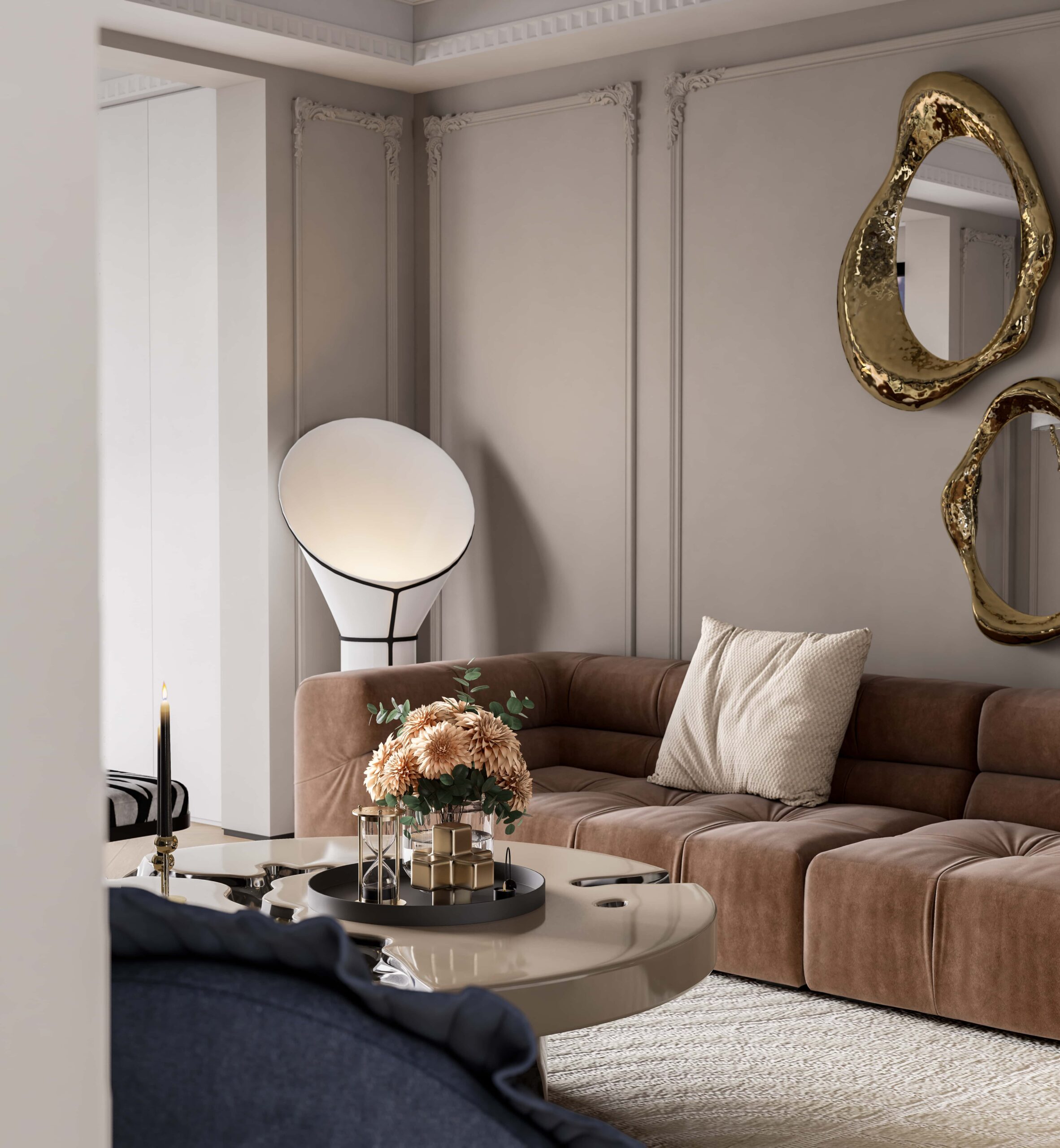 图片[9]-D5渲染器简约法式客餐厅写实场景模型-刷子库