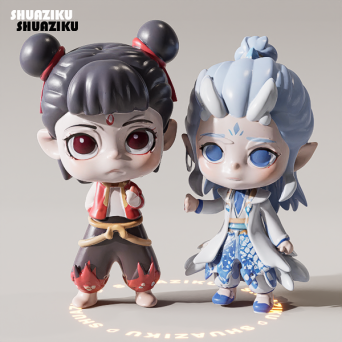 图片[2]-D5渲染器玩偶手办模型哪吒系列20款-刷子库