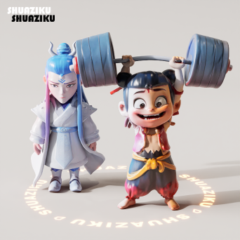 图片[7]-D5渲染器玩偶手办模型哪吒系列20款-刷子库