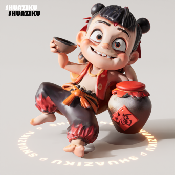 图片[9]-D5渲染器玩偶手办模型哪吒系列20款-刷子库