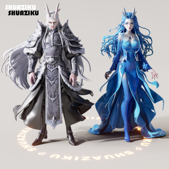 图片[11]-D5渲染器玩偶手办模型哪吒系列20款-刷子库