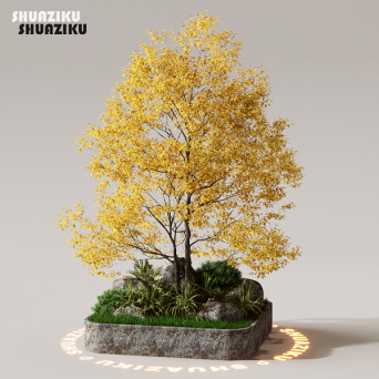 图片[5]-D5渲染器花池花坛组合植物模型10款-刷子库