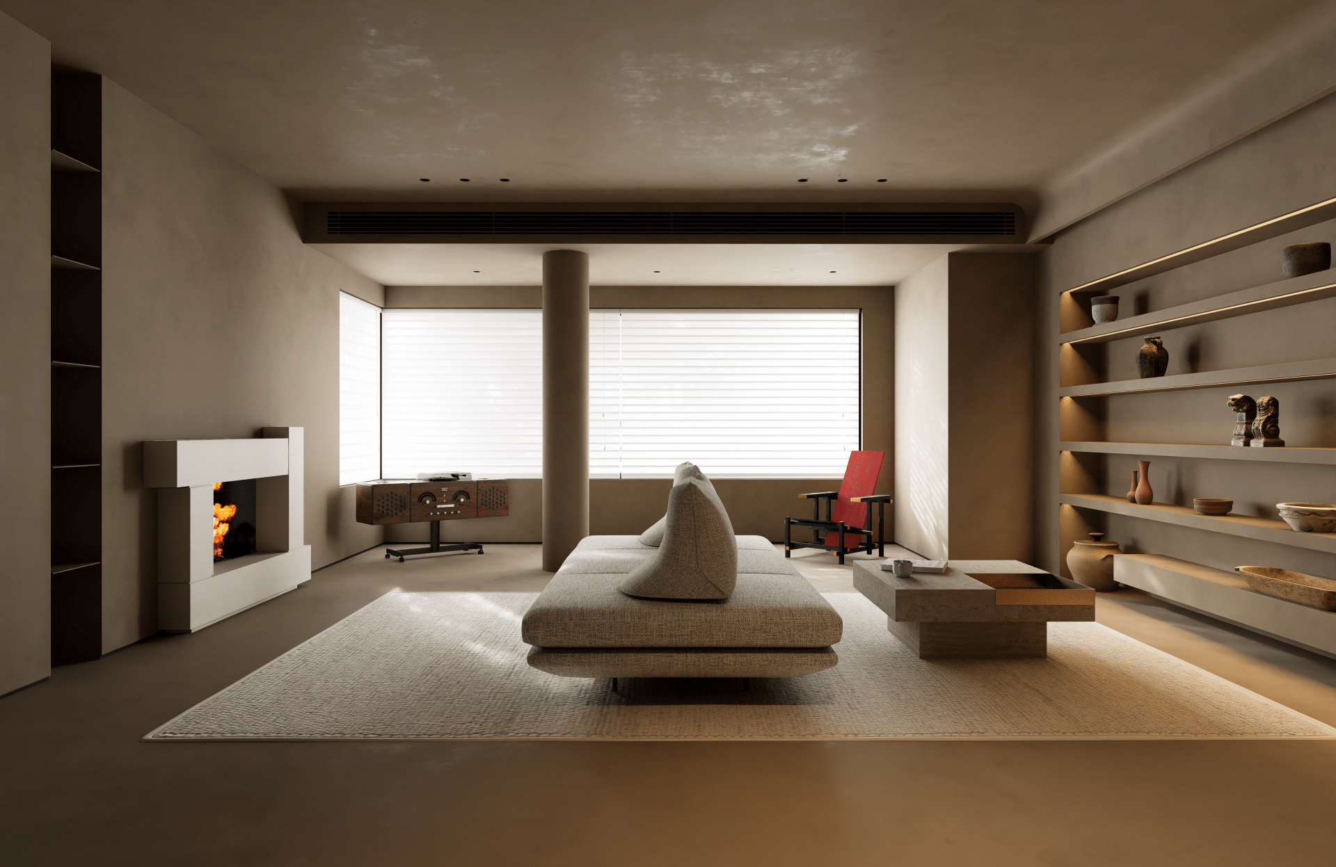 图片[2]-D5渲染器侘寂客餐厅模型-刷子库