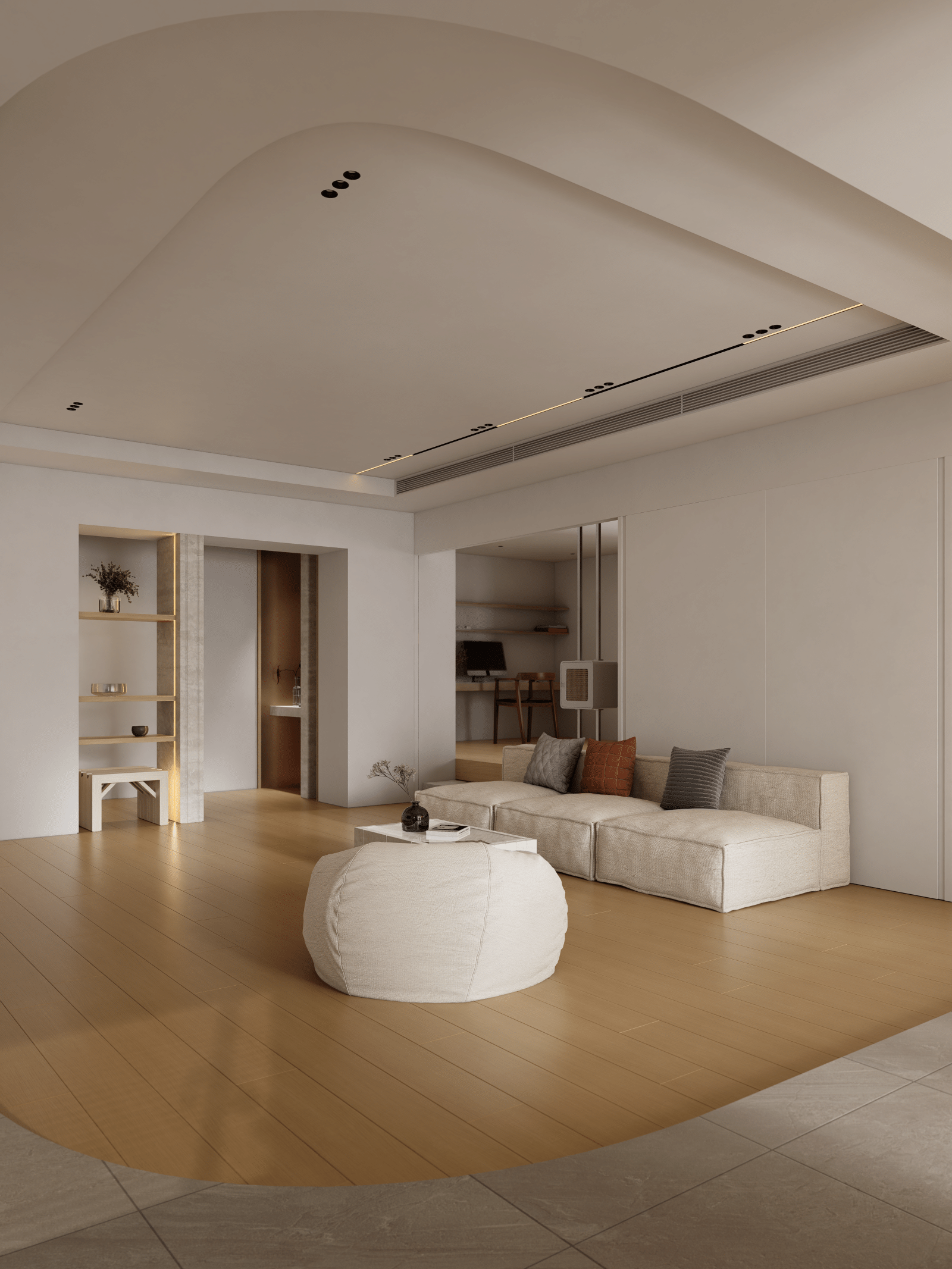 图片[8]-D5场景模型现代奶油客餐厅-刷子库