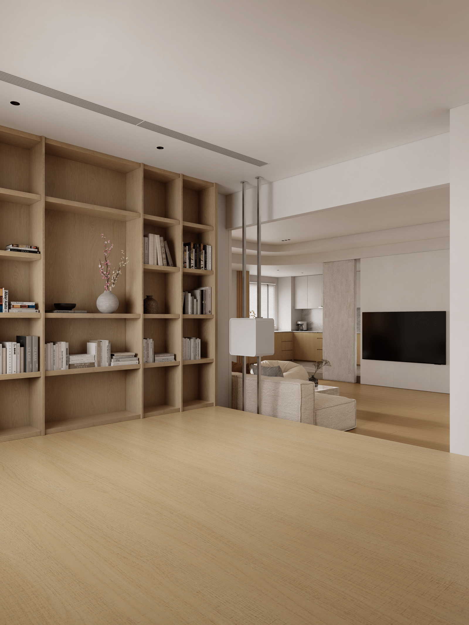 图片[10]-D5场景模型现代奶油客餐厅-刷子库