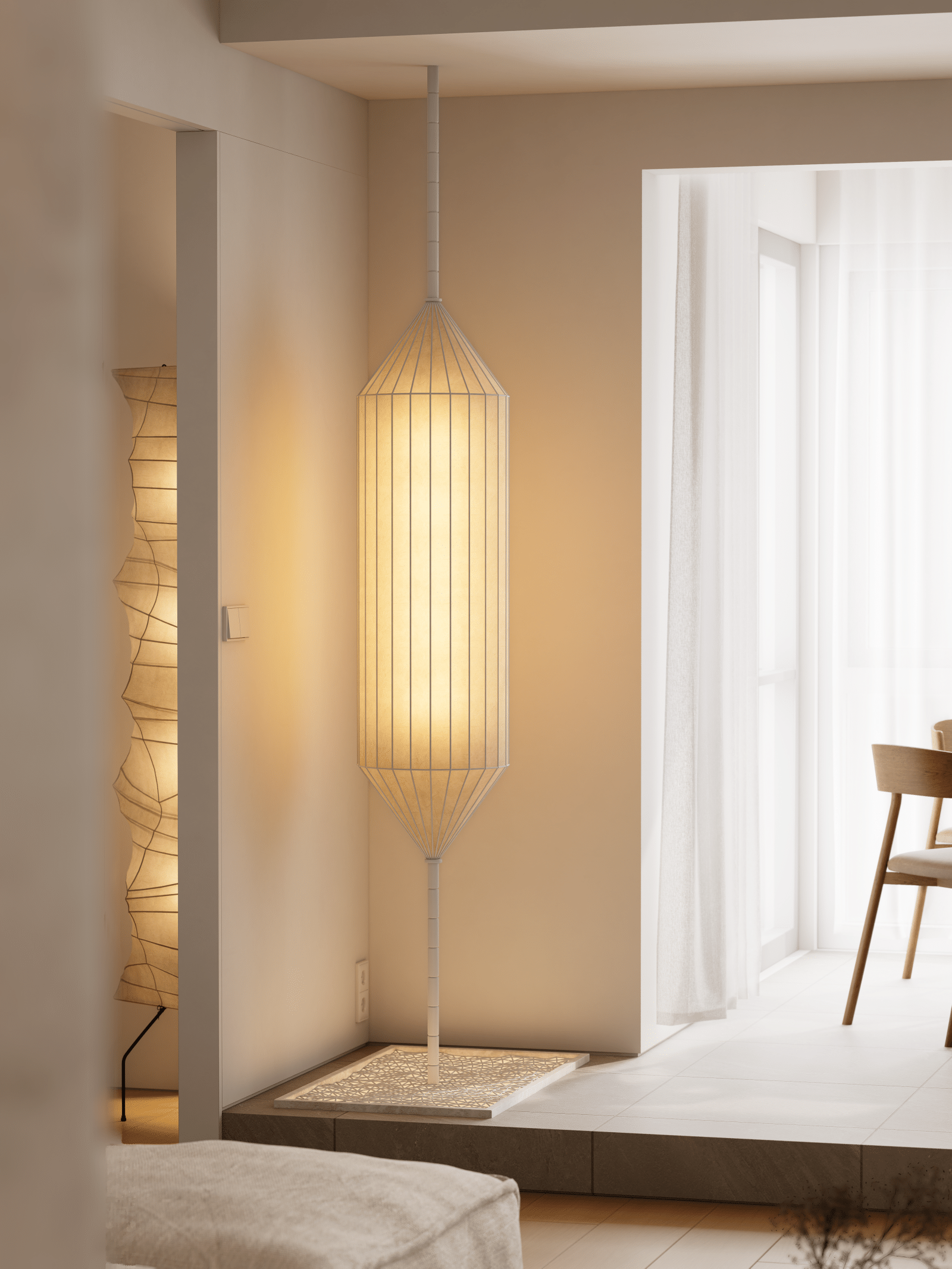 图片[11]-D5场景模型现代奶油客餐厅-刷子库