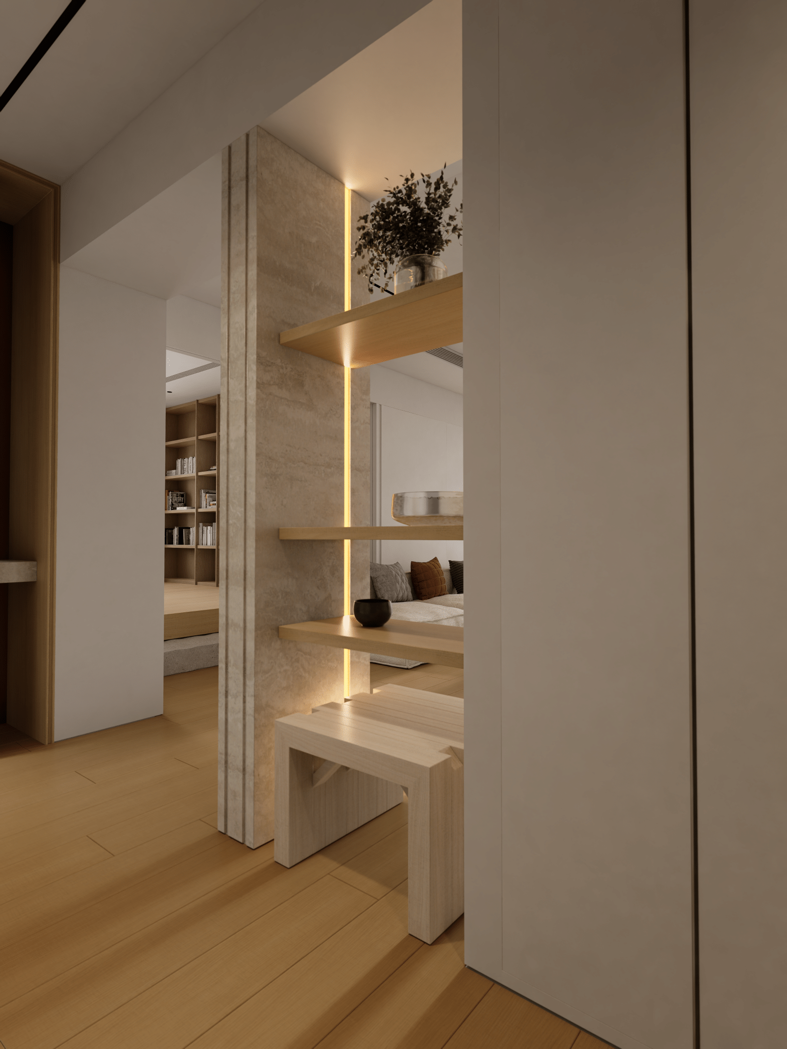 图片[12]-D5场景模型现代奶油客餐厅-刷子库