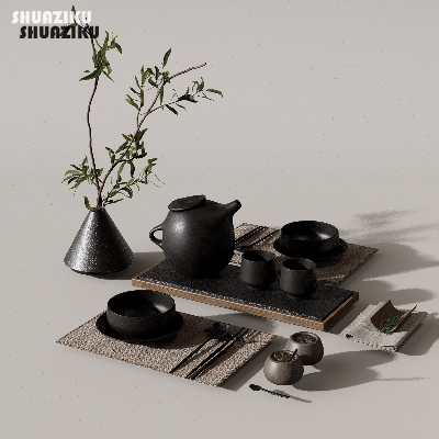 图片[9]-D5渲染器茶具模型10款-刷子库