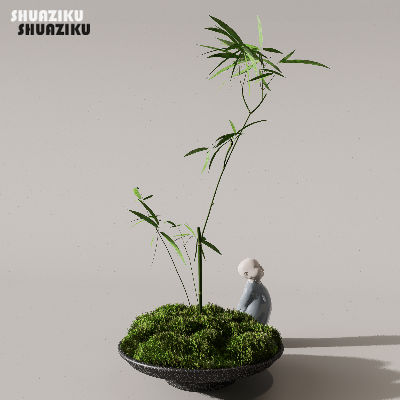 图片[5]-D5渲染器苔藓小品摆件模型29个-刷子库