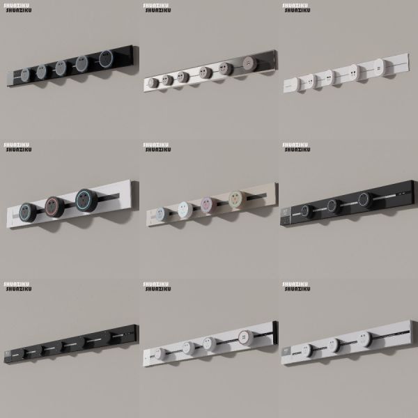 D5渲染器轨道插座模型34款-刷子库