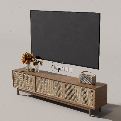 D5渲染器电视柜模型8款-刷子库