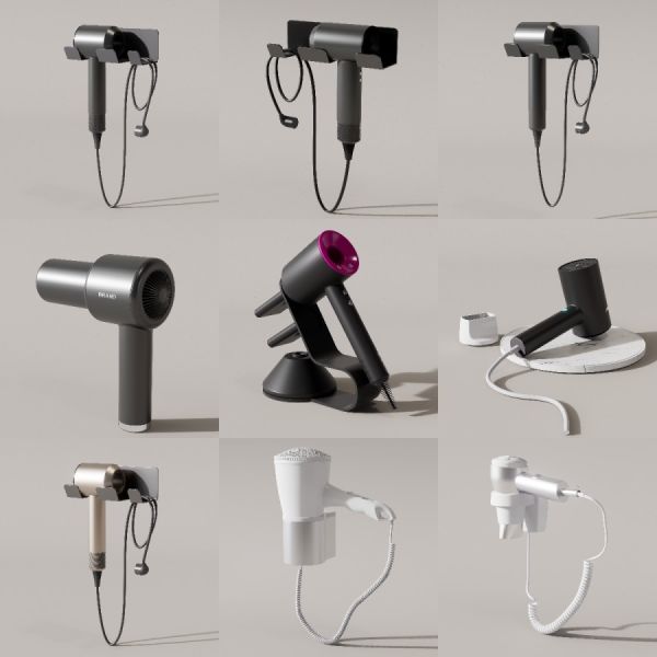 D5渲染器吹风机模型26款-刷子库